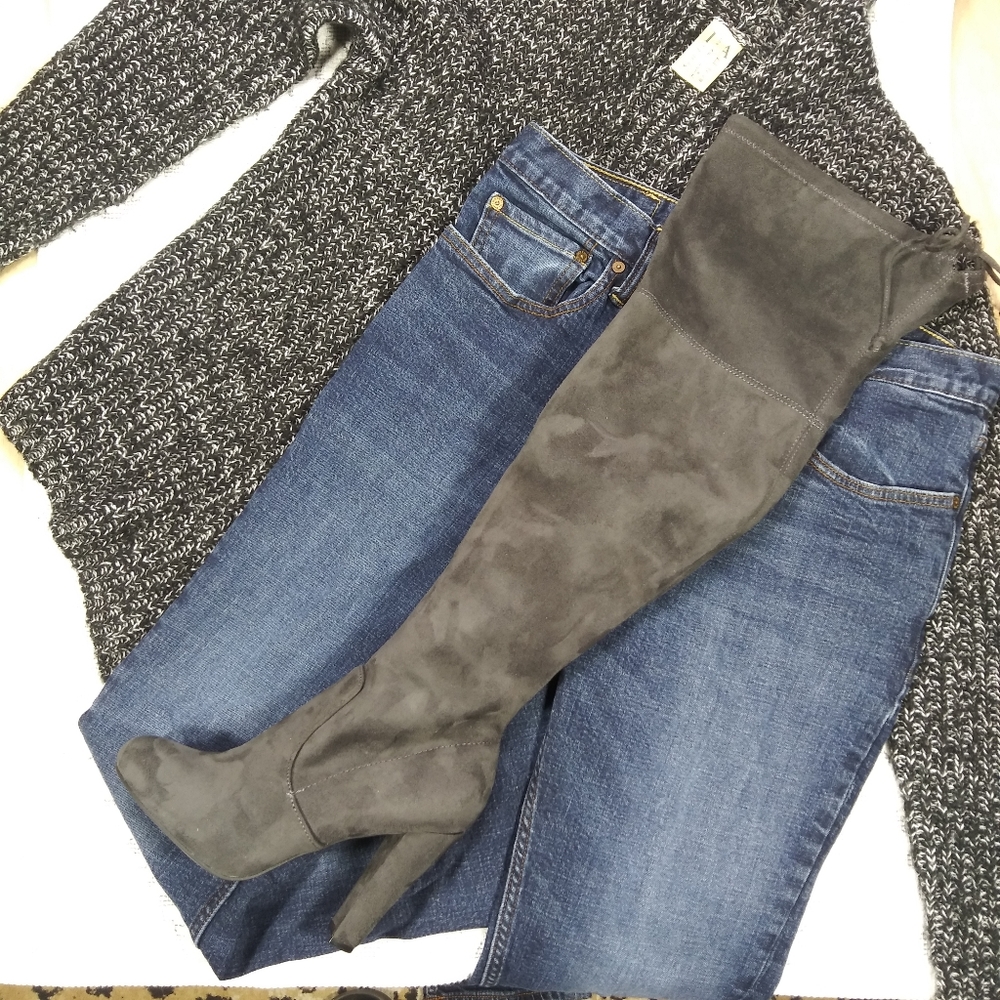 Zigi Soho "Brock" OTK Faux Suede Boots sz 8.5